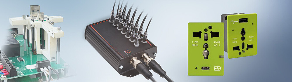 LED-Prüfung von Ladestationen in Flugzeugkabinen