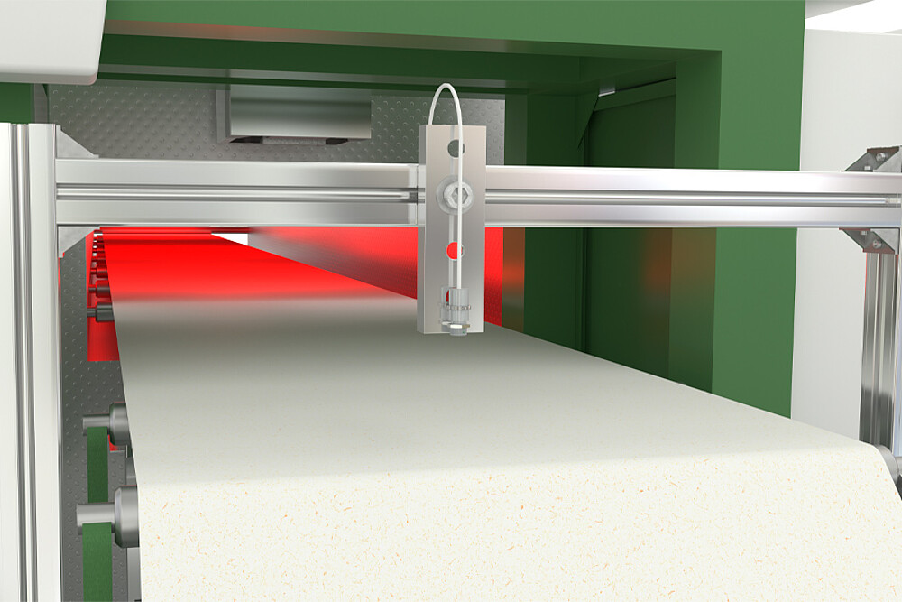 Temperaturüberwachung Trocknungsprozess Papierherstellung mit thermoMETER UC