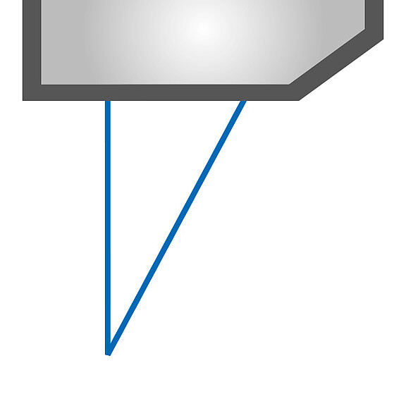 Blue laser sensors with blue laser