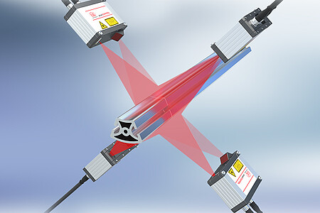 komplexe Geometrie-Messungen mit mehreren Laserscannern