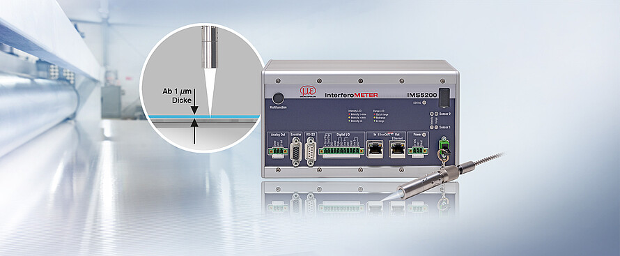 Inlinemessung mit interferoMETER IMS5200