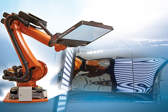 Defekterkennung lackierte Karosserien mit reflectCONTROL