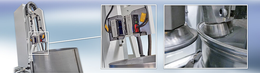 Messung der Felgendicke