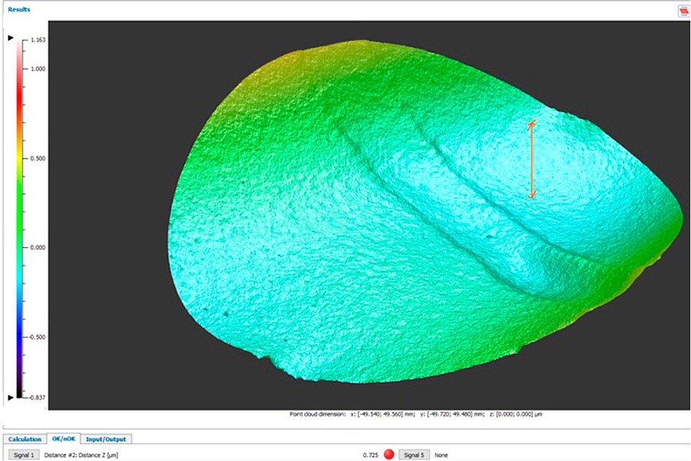 Vermessung der Ebenheit in 3DInspect