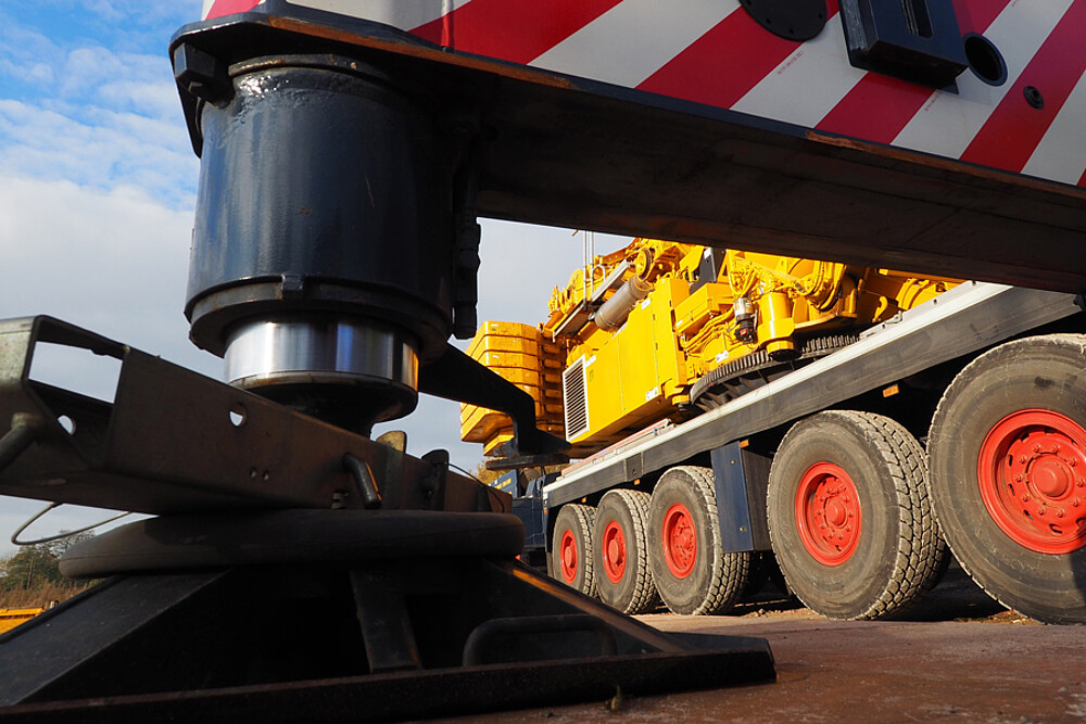 Messung Ausfahrlänge und Hubhöhe in mobilen Maschinen