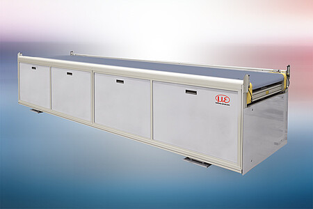 Inline weight measurement of tread patterns