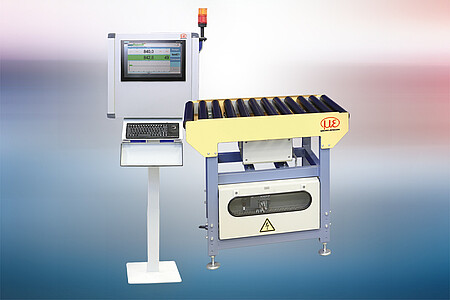 Inline weight testing of tread patterns