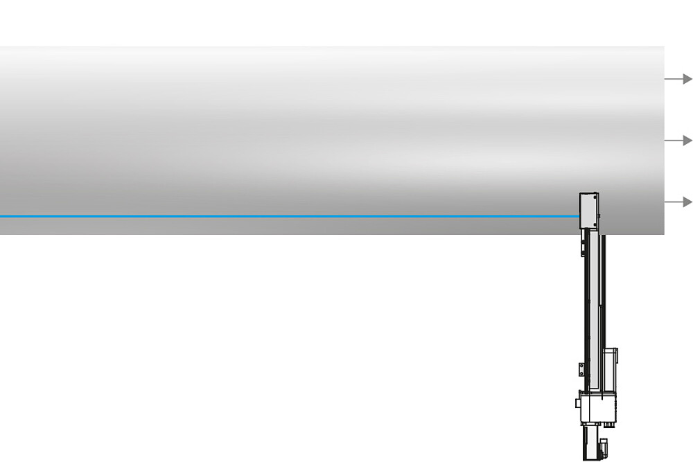 Misurazione a traccia fissa sul bordo