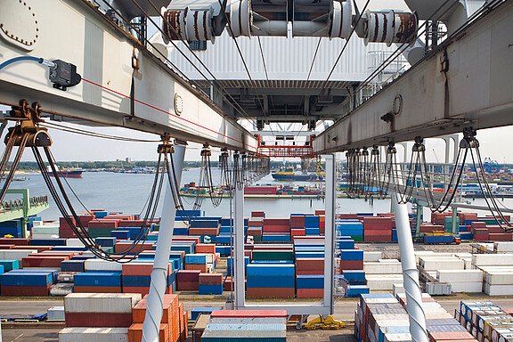 Positionskontrolle Krananlagen  