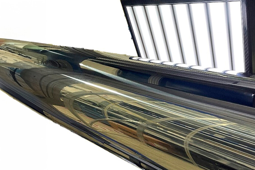 Oberflächenerfassung spiegelnder Walzen