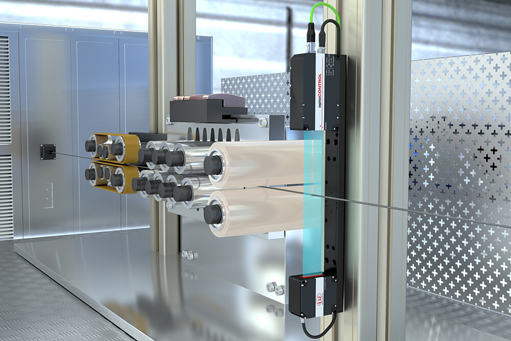 Drahtmessung von schnellaufenden Drahtes