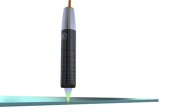 透明体の片面厚さ測定