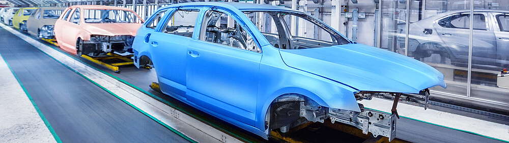 automatisches Setup Karosseriefarben