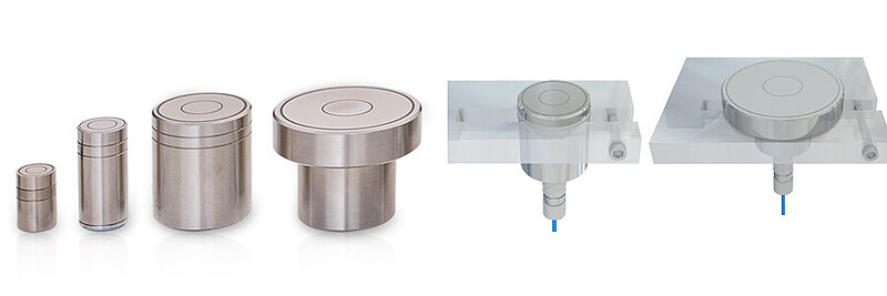 Cylindriska sensorer med honkontakt