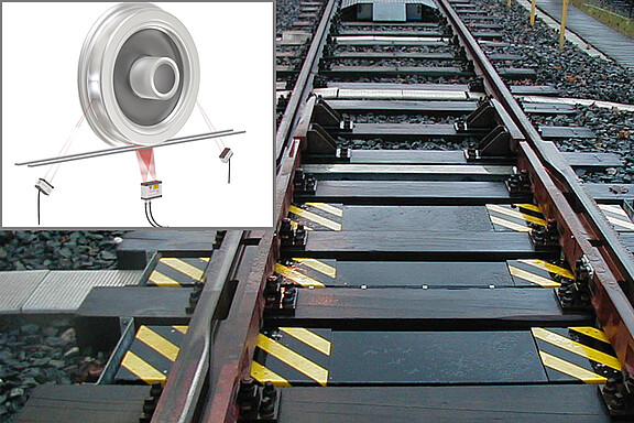 Radreifenprofilmessung am Prüfstand  