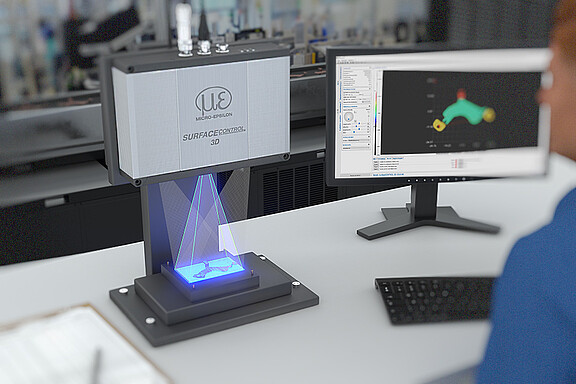 3Dセンサーのオフライン測定での使用