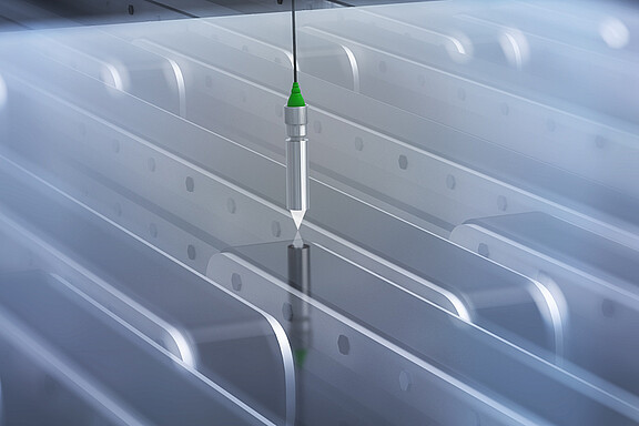 白色光干渉計によるガラス上の厚さ測定