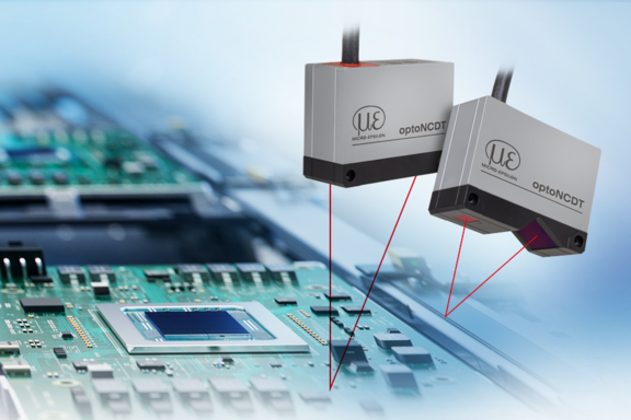 ILD5500 sensor with electronics boards in background