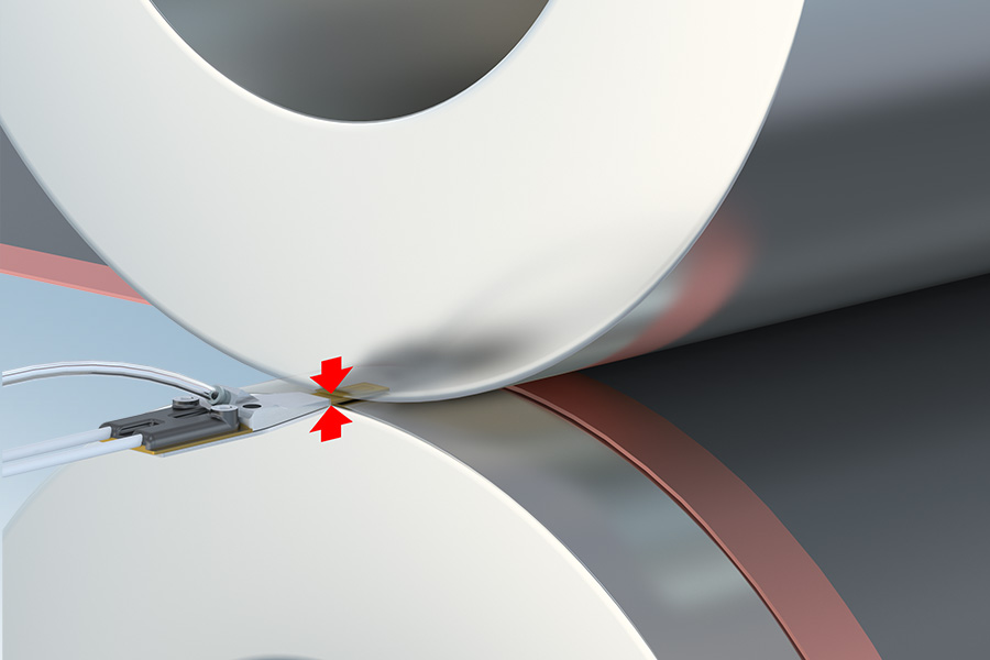 Präzise Regelung des Walzenspalts