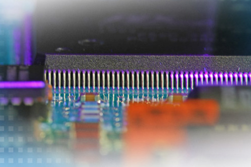 Messung der Koplanarität von IC Pins  