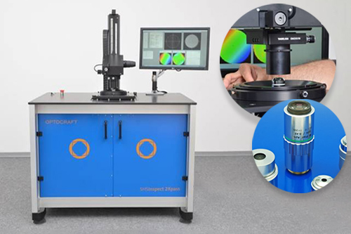 Qualitätsprüfung Objektive für Mikroskopie und Smartphones  